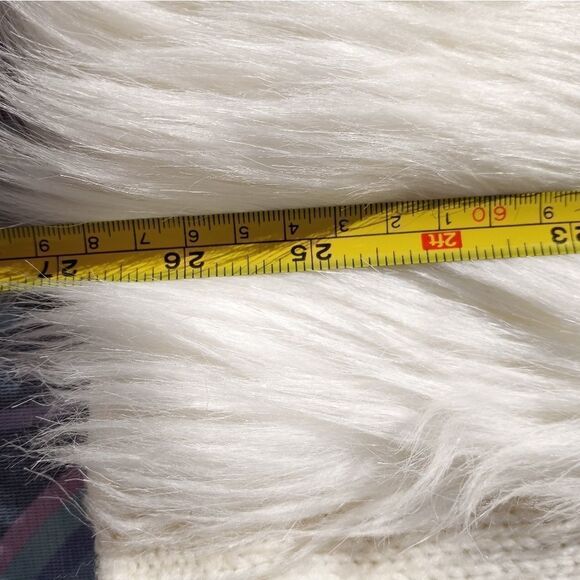 H&M Sleeveless M Knitted Faux Fur Open Women's Cardigan.Condition: good - Picture 5 of 7